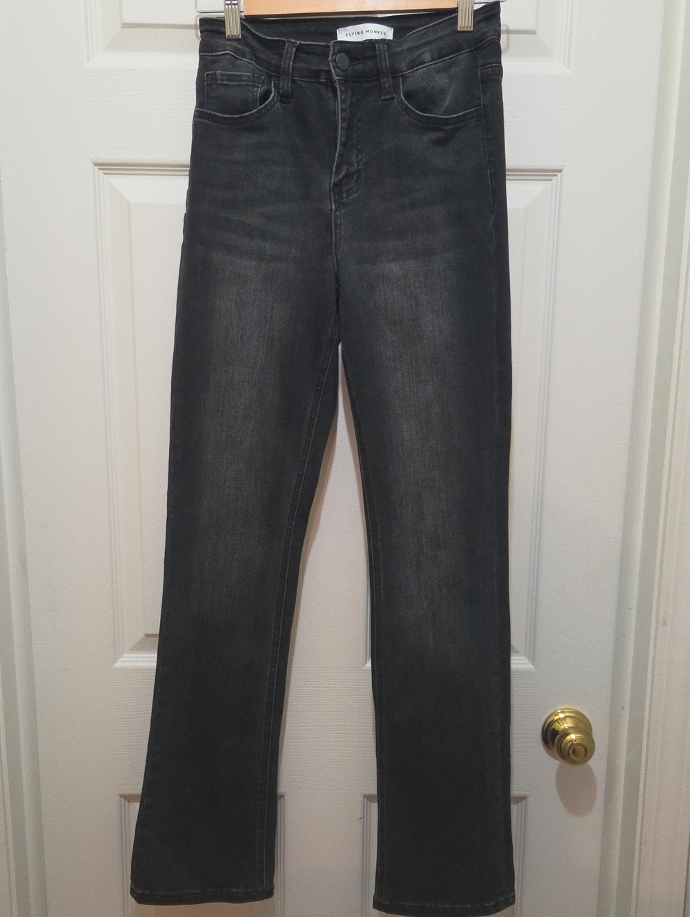Flying Monkey Women's Boot Cut Jeans - Black Wash